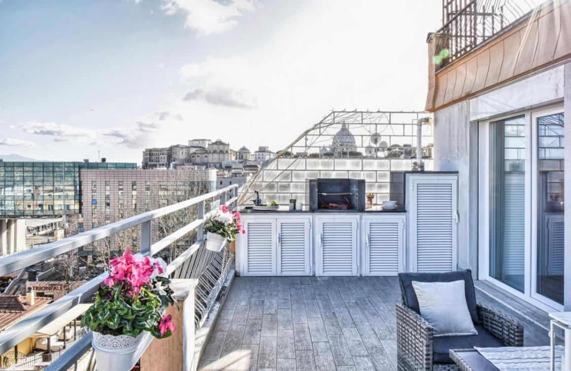 St. Peter Penthouse Apartment Rome Bagian luar foto